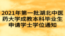 2021年第一批湖北中醫(yī)藥大學(xué)成教本科畢業(yè)生申請學(xué)士學(xué)位通知