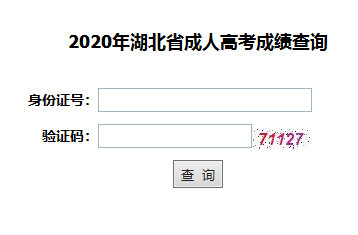 2020年湖北成人高考成績(jī)查詢(xún)?nèi)肟谝验_(kāi)通